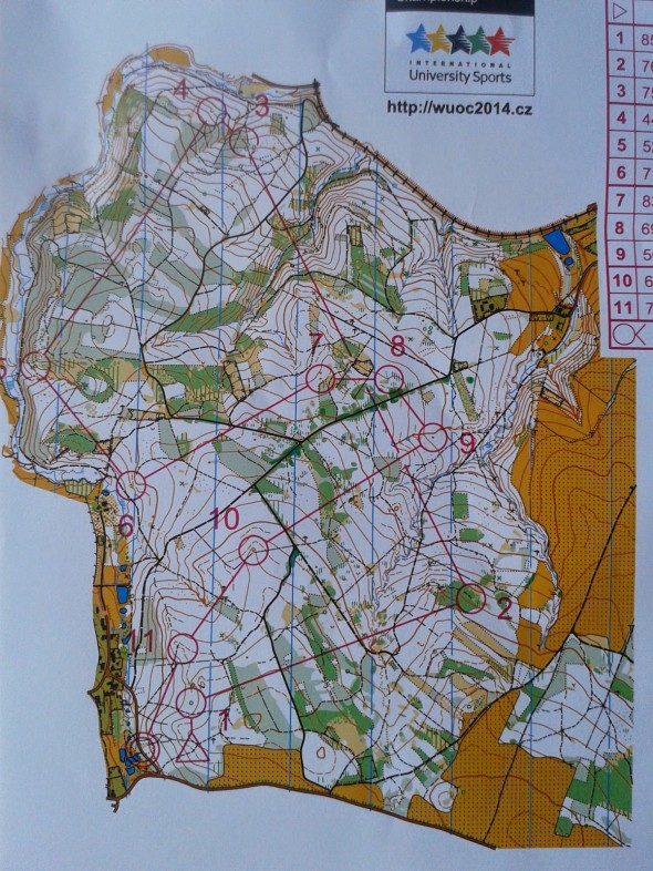 WUOC Long training map