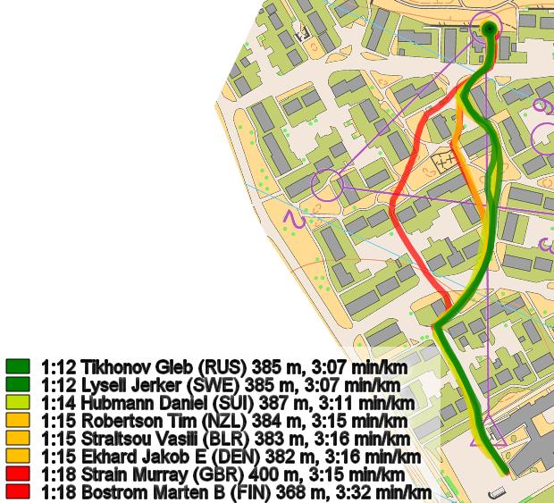 Quick Gps Analysis Of Woc Sprint Qual 15 World Of O News